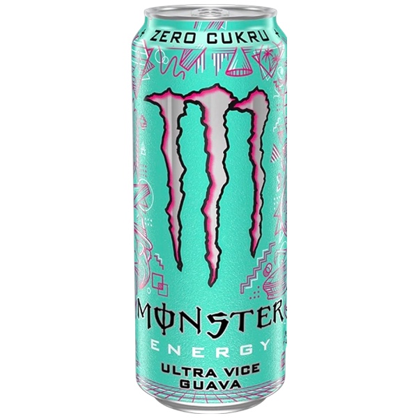 Monster Energy Ultra Vice Guava PL 500 ml. Miami ha tutto, energia latina strabiliante, gare di prim'ordine dalla NASCAR alla F1 e spiagge di livello mondiale con i club più alla moda proprio sulla sabbia. Che tu sia un festaiolo esagerato o un combattente del crimine sotto copertura in abito pastello, maglietta e mocassini, devi rimanere pieno di energia. Da South Beach a Calle Ocho, avere un bell'aspetto e sentirsi bene è ciò che conta. Con zero zuccheri che ti appesantiscono, il gusto fresco della guava perfettamente maturata e la nostra miscela Monster Energy famosa in tutto il mondo, Ultra Vice Guava ti copre.