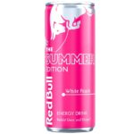 Red Bull Summer Edition White Peach 250 ml. La Red Bull Summer Edition White Peach unisce il gusto morbido e succoso della pesca bianca alla classica energia Red Bull. Una limited edition estiva fresca, delicata e super fruttata. Red Bull Summer Edition White Peach offre un’esperienza aromatica smooth e rinfrescante grazie alle note dolci e vellutate della pesca bianca. Questa Summer Edition combina il classico boost energetico Red Bull con un gusto juicy e tropicale, perfetto da gustare ghiacciato durante giornate calde, gaming session, workout o party.