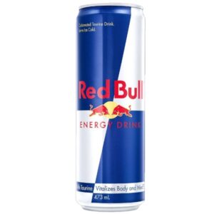 Red Bull Energy Drink 473 ml. La classica Red Bull Energy Drink nel pratico formato grande da 473 ml. La formula originale con caffeina, taurina e vitamine del gruppo B per una carica di energia immediata e un gusto iconico. Red Bull Energy Drink 473ml è la versione extra large dell’energy drink più famoso al mondo. Con il suo gusto classico dolce e leggermente fruttato, Red Bull è diventata un’icona globale nel mondo gaming, sport, nightlife e studio. Il formato da 473 ml offre più energia e più durata rispetto alla lattina standard.