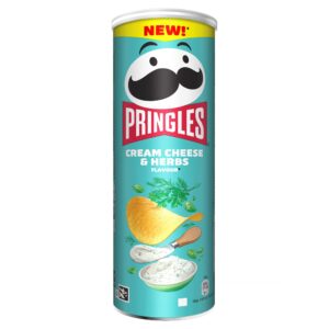 Le Pringles Cream Cheese n Herbs offrono la famosa croccantezza delle Pringles con un delizioso sapore di crema di formaggio arricchito da erbe aromatiche. Perfette per feste, serate al cinema e spuntini quotidiani, le Pringles Cream Cheese n Herbs regalano un'esperienza di gusto ricca e appagante in ogni croccante patatina. Gli amanti delle patatine aromatizzate apprezzeranno il tocco cremoso e aromatico che rende le Pringles Cream Cheese n Herbs uno snack davvero eccezionale.