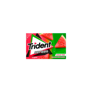 Trident Senses Watermelon 23 gr. Trident Senses Watermelon è una chewing gum sugar free dal gusto anguria dolce e succosa, pensata per offrire una freschezza lunga durata con un profilo fruttato intenso. La consistenza è morbida e piacevole da masticare, mentre il sapore watermelon ricorda un’anguria estiva fresca e dolce. Fa parte della linea “Senses”, famosa per gusti più aromatici e coinvolgenti rispetto alle classiche gomme mint.