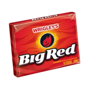 Wrigley’s Big Red è la famosa gomma da masticare al gusto cannella, caratterizzata da un aroma intenso, caldo e speziato.