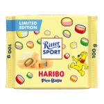 🍫 Ritter Sport incontra HARIBO Pico-Balla! La cremosa cioccolata bianca Ritter Sport incontra il coloratissimo Pico-Balla di HARIBO, creando una combinazione originale, fruttata e sorprendente! 🍬🌈
