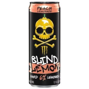 Monster The Beast Blind Lemon Peach Lemonade 355 ml. Quando il limone incontra la pesca nasce Blind Lemon Peach! 🍋🍑🔥 Questa particolare hard lemonade firmata Monster Brewing combina il gusto vivace e agrumato della limonata con la dolcezza e il profumo della pesca, creando una bevanda fresca e piacevolmente fruttata. Il risultato è un drink dal profilo agrumato, dolce e rinfrescante, pensato per essere gustato ben freddo durante feste, barbecue, aperitivi o serate in compagnia.