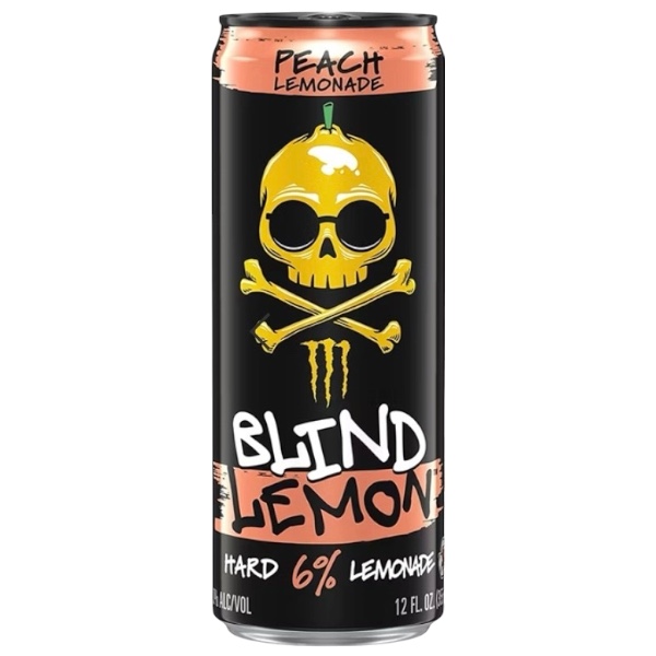 Monster The Beast Blind Lemon Peach Lemonade 355 ml. Quando il limone incontra la pesca nasce Blind Lemon Peach! 🍋🍑🔥 Questa particolare hard lemonade firmata Monster Brewing combina il gusto vivace e agrumato della limonata con la dolcezza e il profumo della pesca, creando una bevanda fresca e piacevolmente fruttata. Il risultato è un drink dal profilo agrumato, dolce e rinfrescante, pensato per essere gustato ben freddo durante feste, barbecue, aperitivi o serate in compagnia.