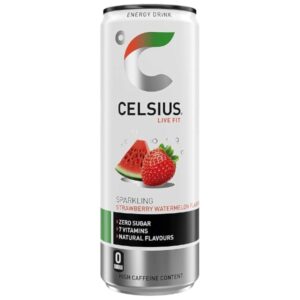 celsius live fit sparkling strawberry watermelon 355 ml