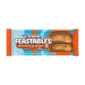 Scopri le irresistibili Feastables MrBeast Creamy Peanut Butter Cups, due golose cups di cioccolato al latte con un cuore cremoso di burro di arachidi.