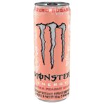 Scopri la Monster Energy Ultra Peachy Keen 355 ml, la Monster Ultra coreana dal colore rosa pesca! 🇰🇷 Una bevanda energetica frizzante con un delizioso gusto di pesca, senza zuccheri e con pochissime calorie. Perfetta per chi ama le energy drink fruttate e le edizioni internazionali di Monster!