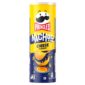Pringles Nachos Cheese Flavour 150 g Le Pringles Nachos Cheese Flavour portano tutto il gusto degli snack al formaggio in una versione croccante e sfiziosa! Realizzate principalmente con farina di mais e arricchite da un condimento al formaggio, offrono un sapore intenso e saporito, accompagnato da una consistenza croccante che conquista fin dal primo morso.