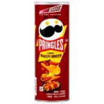 Pringles Spicy Texas Style BBQ – 100 g Korea Le Pringles Flavour Loaded Spicy Texas Style BBQ sono patatine croccanti dal gusto barbecue texano, con una nota speziata e piccante. Questa edizione coreana Limited Edition combina il sapore affumicato tipico del barbecue con note saporite e un tocco di peperoncino.